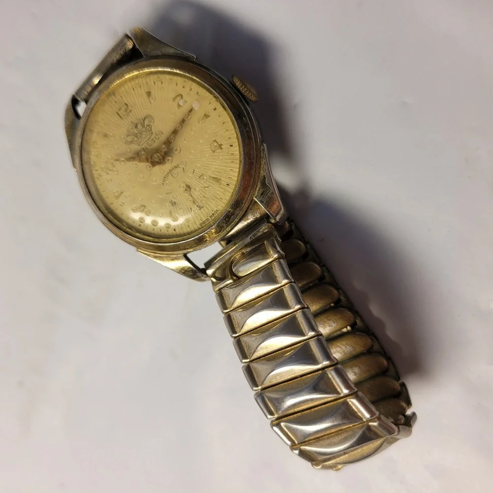 Windsor Watch Mechanical‎ Swiss Made Two-Tone Expansion Band Vintage